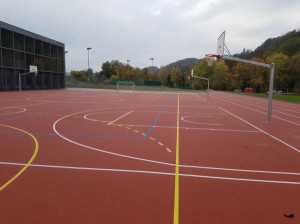 Terrains extérieurs du Complexe scolaire du Fey, Moudon