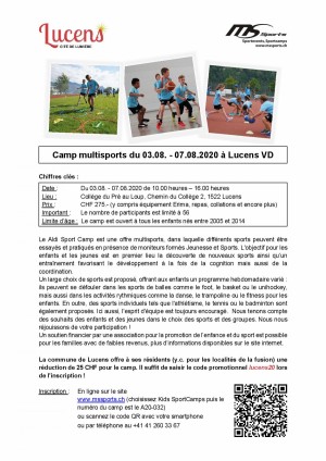 Kids Sportcamp Lucens