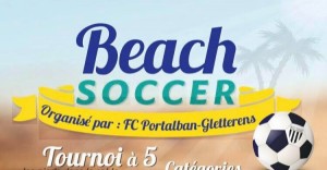 FC Portalban-Gletterens - Tournoi de beachsoccer