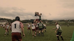 Match de l'équipe masculine face au RC Bagnes, le 10/10/2020. 