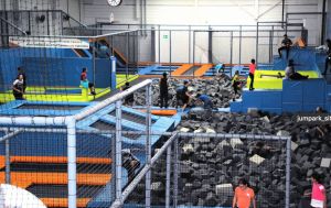 Jumpark, salle de trampolines, Yverdon-les-Bains