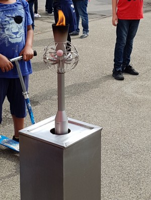 La Torche Special Olympics est arrivée dans la Broye