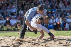 Lutte suisse - Performances historiques de Romain Collaud et Yolanda Foulk!